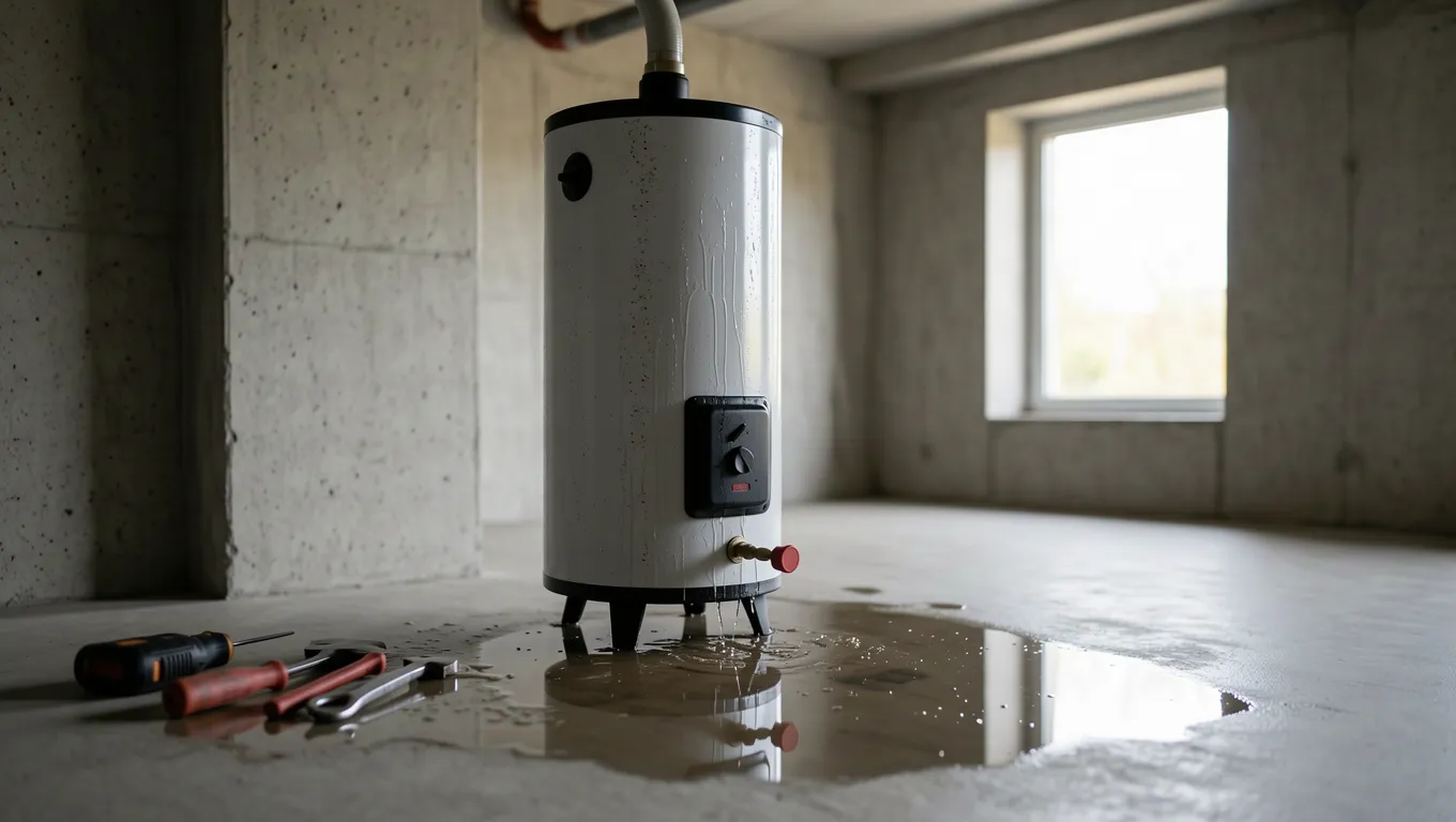 A broken water heater causing an emergency requiring personal loans for emergency expenses