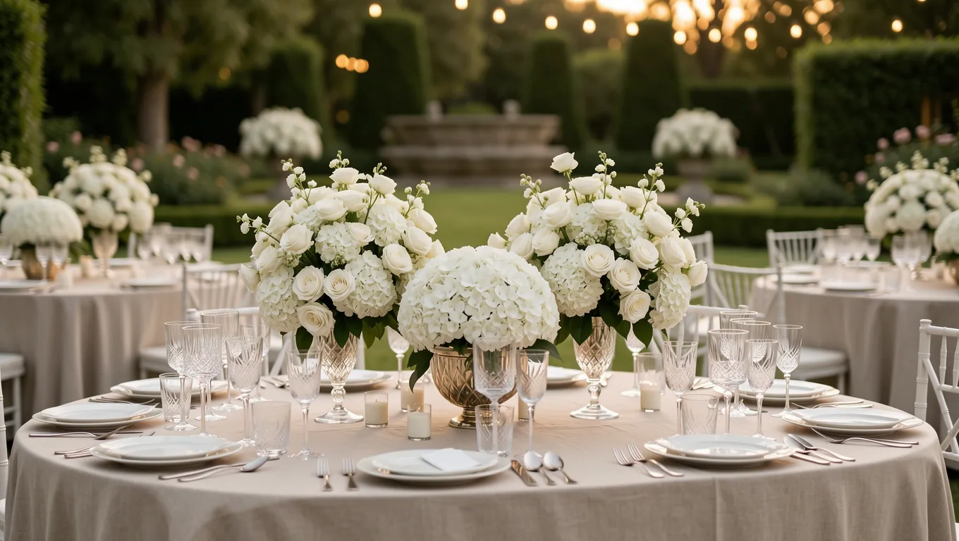 Elegant wedding reception decor featuring personal loans for wedding funding inspiration